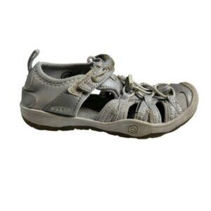 KEEN | Silver & Gray Toddler Waterproof Velcro Closure Sport Sandals Size 11